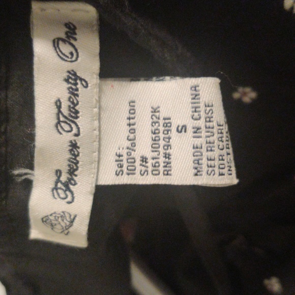 Forever twenty one black floral summer dress - Picture 6 of 6